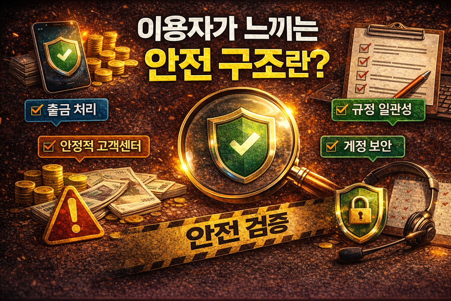 이용자가 안전하다고 느끼는 구조는 무엇인가, 신뢰는 작은 요소에서 만들어집니다